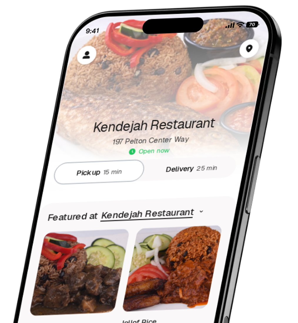 Kendejah Restaurant app preview