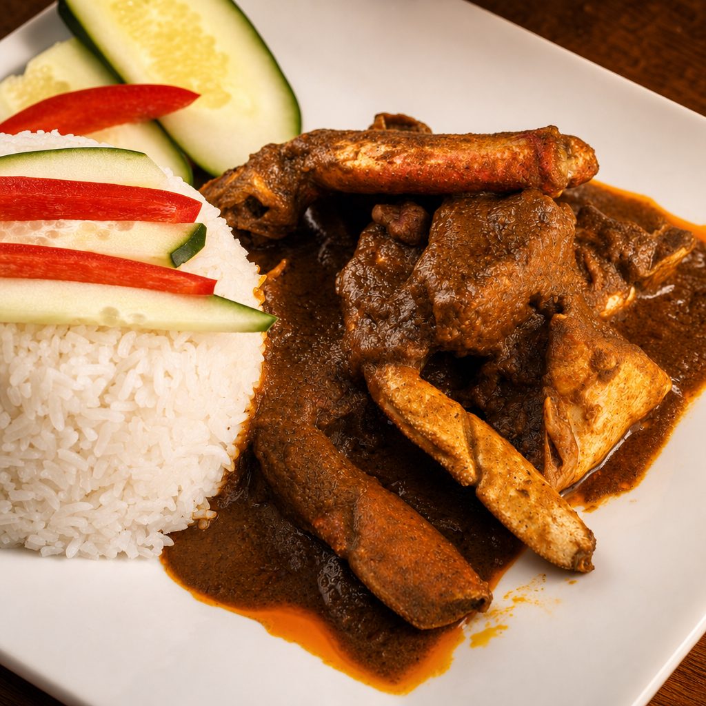 Palm Butter Served with Rice.