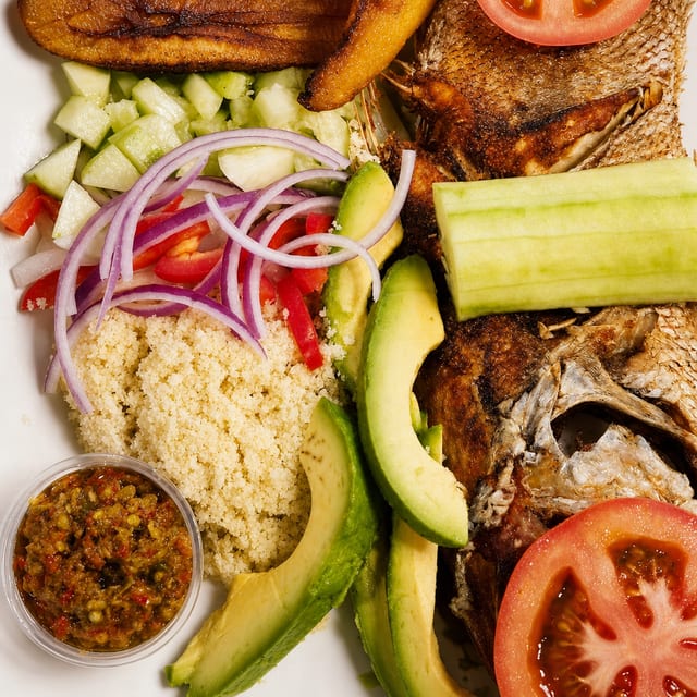 Red Snapper & Attieke.