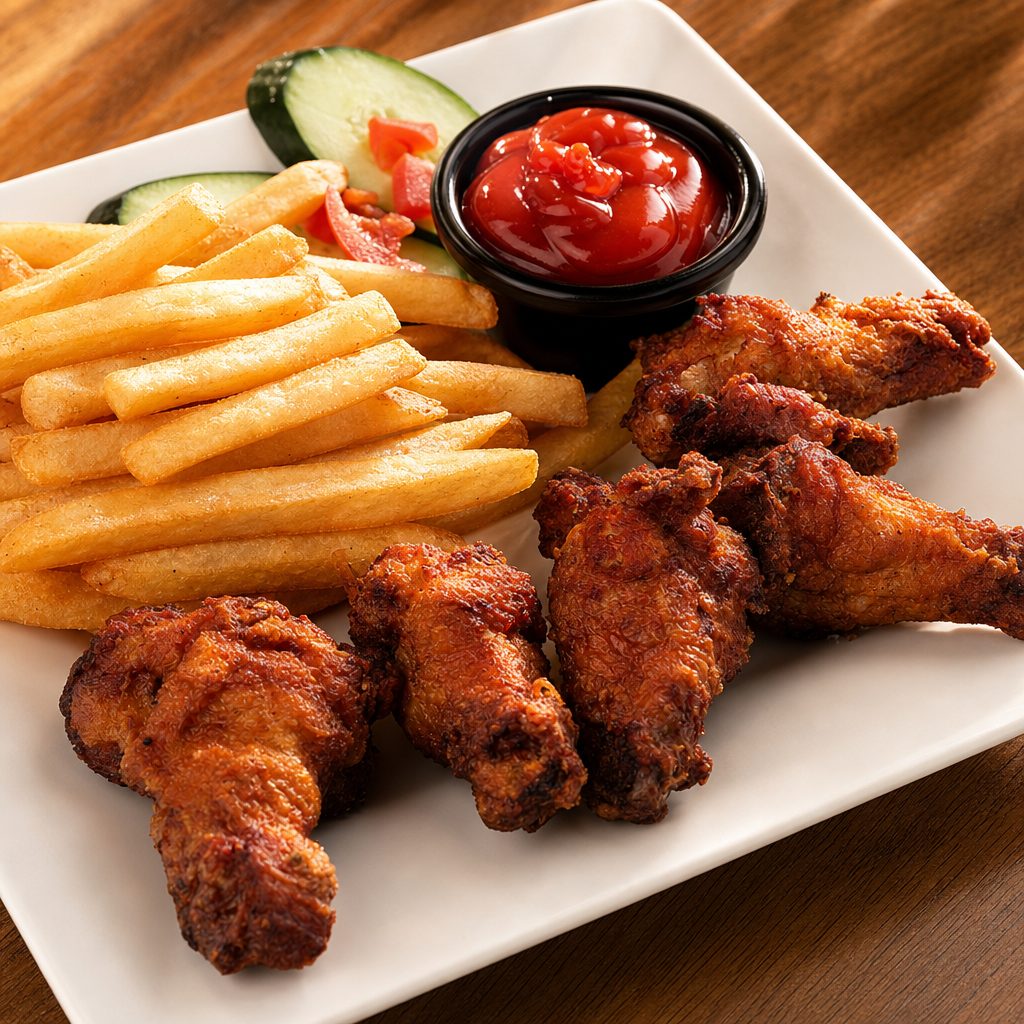 Wings & Fries.