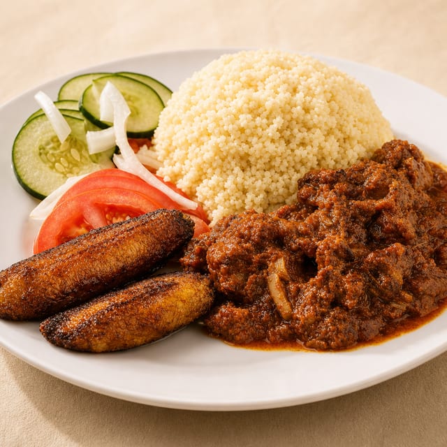 Attieke & Chicken.